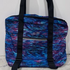 Stylish Blue Patterned Blue Bag